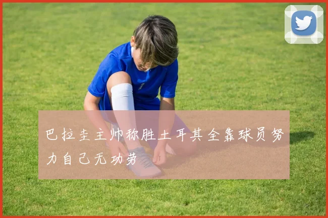 巴拉圭主帅称胜土耳其全靠球员努力自己无功劳